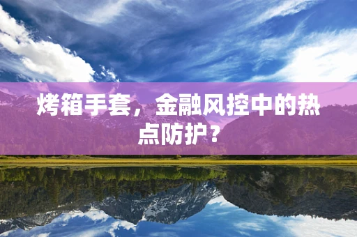 烤箱手套，金融风控中的热点防护？