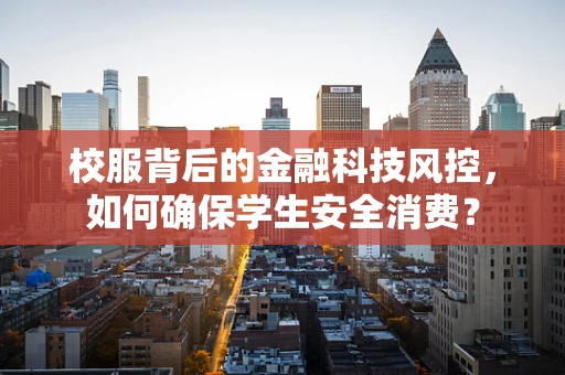 校服背后的金融科技风控，如何确保学生安全消费？