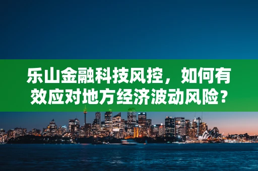 乐山金融科技风控，如何有效应对地方经济波动风险？