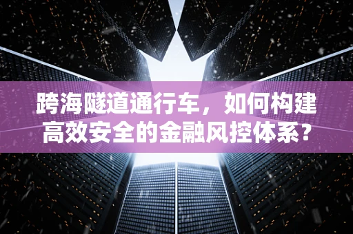 跨海隧道通行车，如何构建高效安全的金融风控体系？