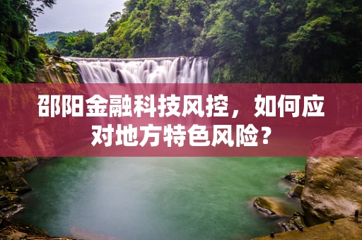 邵阳金融科技风控，如何应对地方特色风险？