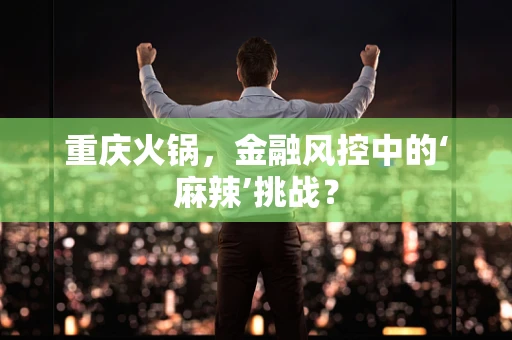 重庆火锅，金融风控中的‘麻辣’挑战？