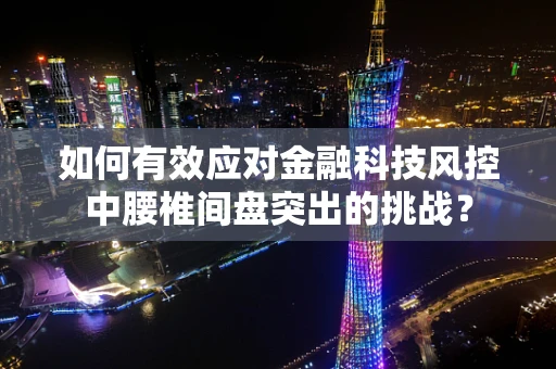 如何有效应对金融科技风控中腰椎间盘突出的挑战？