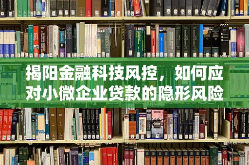 揭阳金融科技风控，如何应对小微企业贷款的隐形风险？