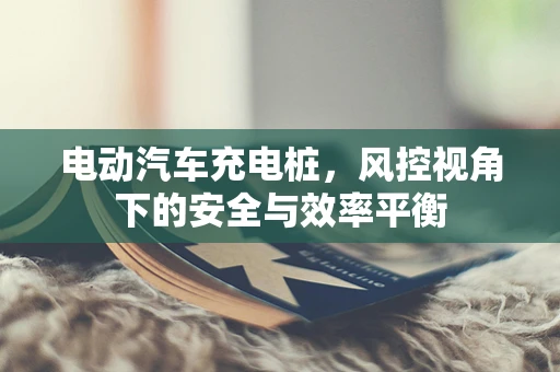 电动汽车充电桩，风控视角下的安全与效率平衡