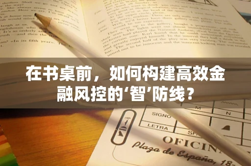 在书桌前，如何构建高效金融风控的‘智’防线？