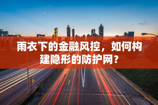 雨衣下的金融风控，如何构建隐形的防护网？