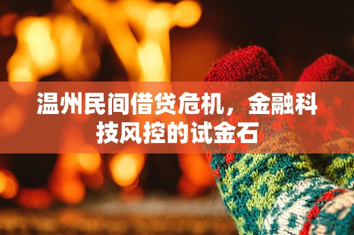 温州民间借贷危机，金融科技风控的试金石