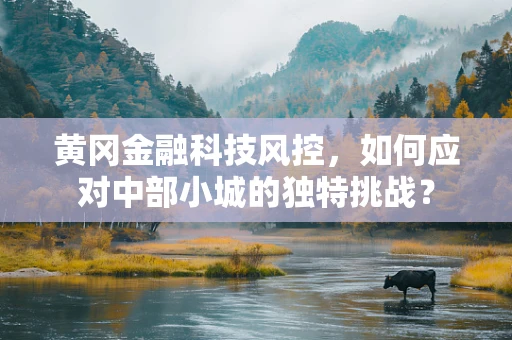黄冈金融科技风控，如何应对中部小城的独特挑战？