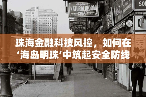 珠海金融科技风控，如何在‘海岛明珠’中筑起安全防线？