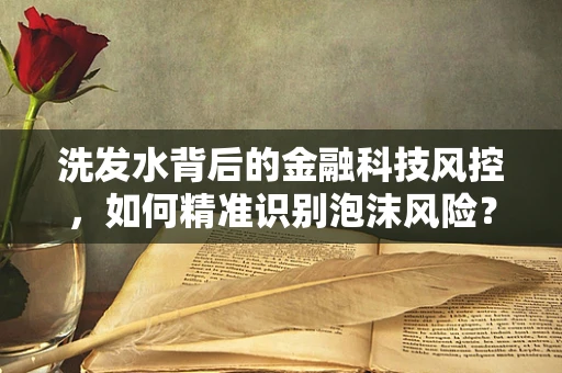 洗发水背后的金融科技风控，如何精准识别泡沫风险？