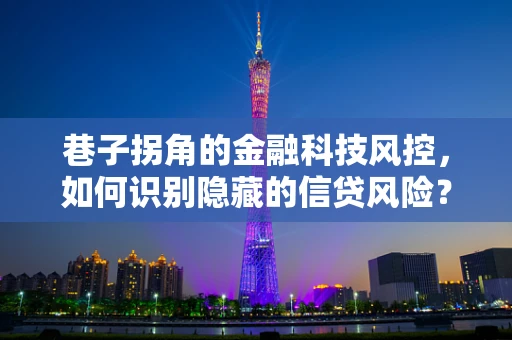 巷子拐角的金融科技风控，如何识别隐藏的信贷风险？