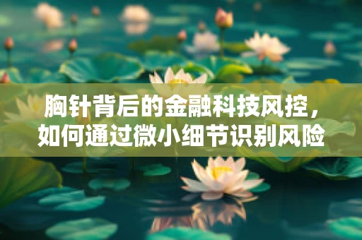 胸针背后的金融科技风控，如何通过微小细节识别风险？