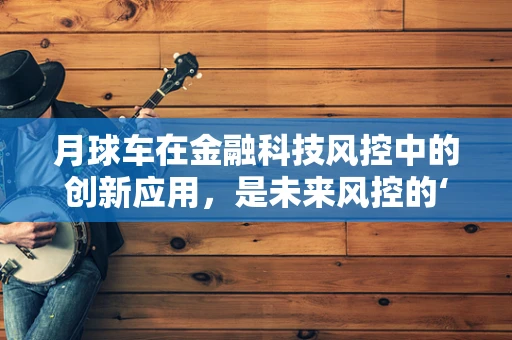 月球车在金融科技风控中的创新应用，是未来风控的‘探路者’吗？