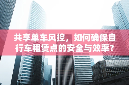 共享单车风控，如何确保自行车租赁点的安全与效率？