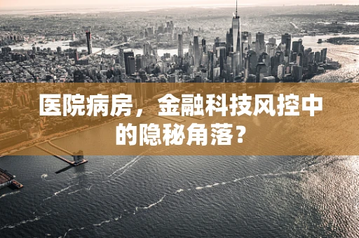 医院病房，金融科技风控中的隐秘角落？