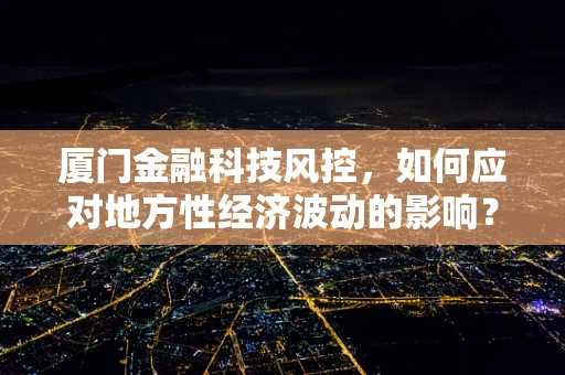 厦门金融科技风控，如何应对地方性经济波动的影响？