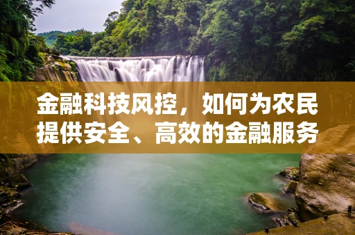 金融科技风控，如何为农民提供安全、高效的金融服务？