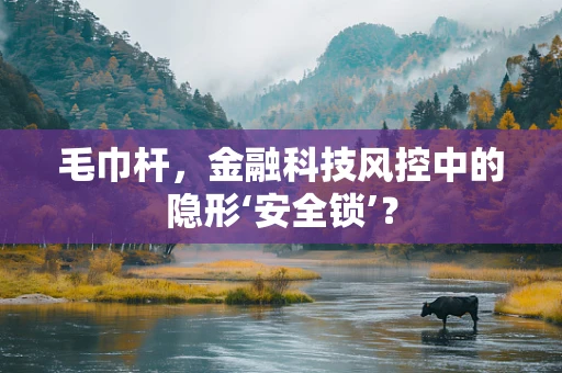 毛巾杆，金融科技风控中的隐形‘安全锁’？