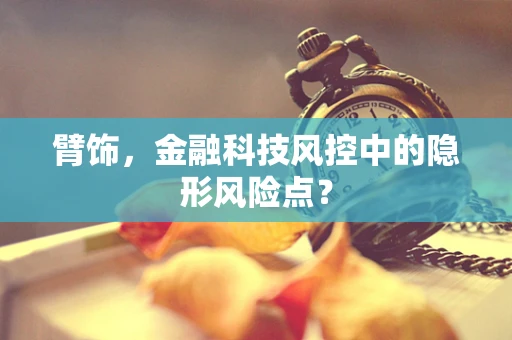 臂饰，金融科技风控中的隐形风险点？