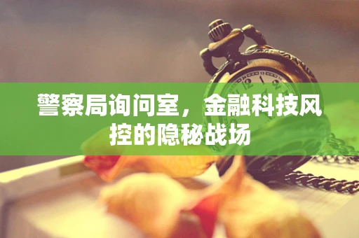 警察局询问室，金融科技风控的隐秘战场