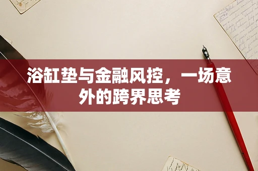 浴缸垫与金融风控，一场意外的跨界思考