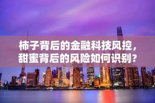 柿子背后的金融科技风控，甜蜜背后的风险如何识别？