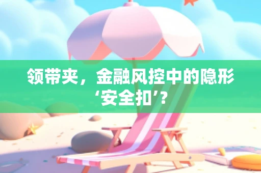 领带夹，金融风控中的隐形‘安全扣’？