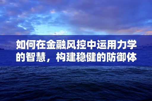 如何在金融风控中运用力学的智慧，构建稳健的防御体系？