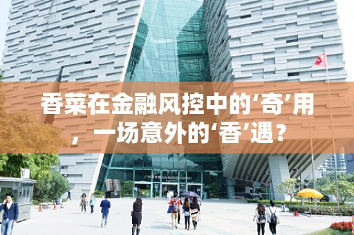 香菜在金融风控中的‘奇’用，一场意外的‘香’遇？