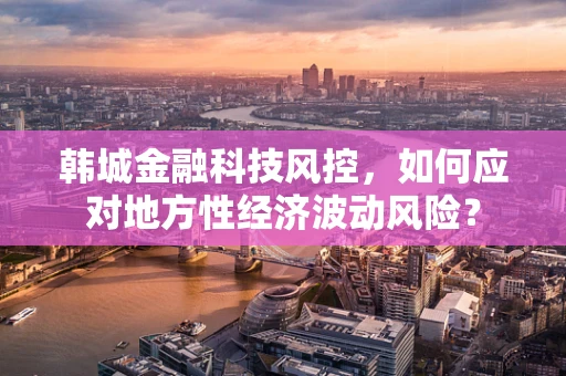 韩城金融科技风控，如何应对地方性经济波动风险？