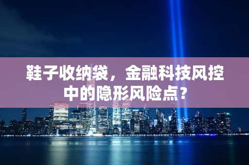 鞋子收纳袋，金融科技风控中的隐形风险点？