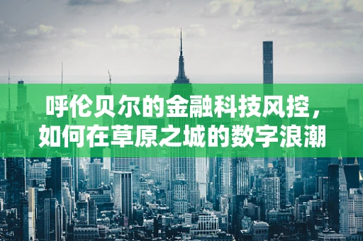 呼伦贝尔的金融科技风控，如何在草原之城的数字浪潮中稳舵前行？