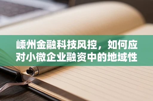 嵊州金融科技风控，如何应对小微企业融资中的地域性风险？