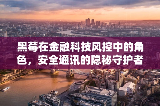 黑莓在金融科技风控中的角色，安全通讯的隐秘守护者？
