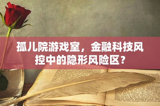 孤儿院游戏室，金融科技风控中的隐形风险区？