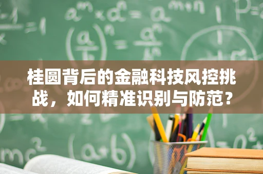 桂圆背后的金融科技风控挑战，如何精准识别与防范？