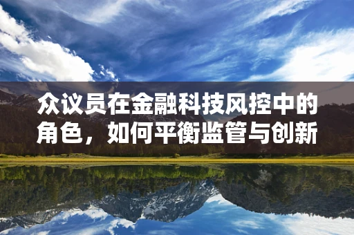 众议员在金融科技风控中的角色，如何平衡监管与创新的边界？