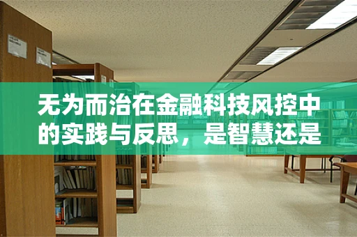 无为而治在金融科技风控中的实践与反思，是智慧还是陷阱？