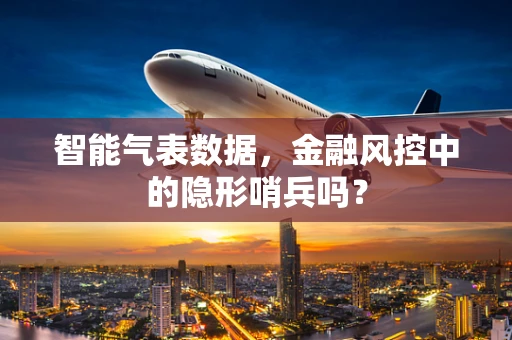 智能气表数据，金融风控中的隐形哨兵吗？