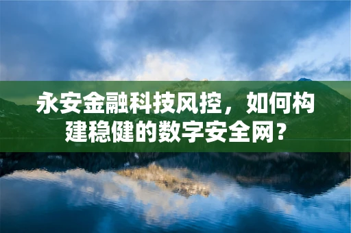 永安金融科技风控，如何构建稳健的数字安全网？