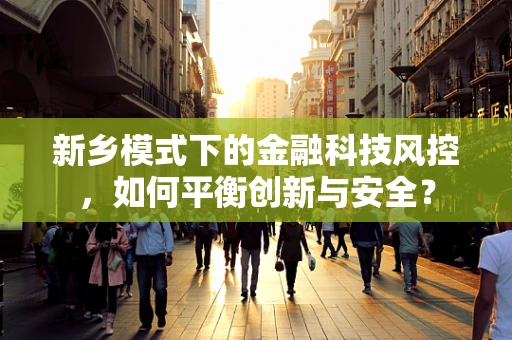 新乡模式下的金融科技风控，如何平衡创新与安全？