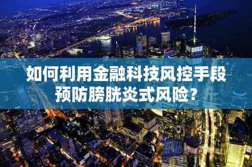 如何利用金融科技风控手段预防膀胱炎式风险？
