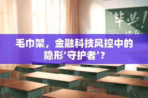 毛巾架，金融科技风控中的隐形‘守护者’？