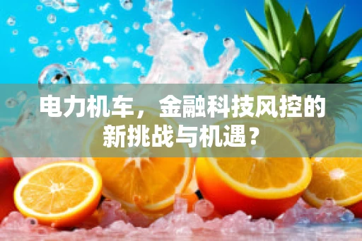电力机车，金融科技风控的新挑战与机遇？