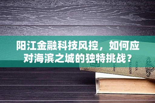阳江金融科技风控，如何应对海滨之城的独特挑战？