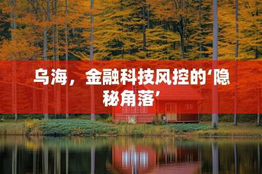乌海，金融科技风控的‘隐秘角落’