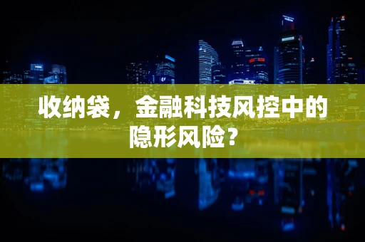 收纳袋，金融科技风控中的隐形风险？