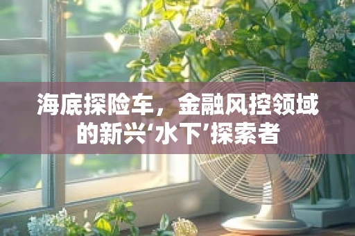 海底探险车，金融风控领域的新兴‘水下’探索者