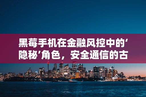 黑莓手机在金融风控中的‘隐秘’角色，安全通信的古老守护者？